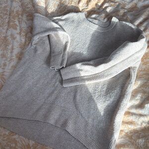 Heathered Oat Crew Neck Sweater